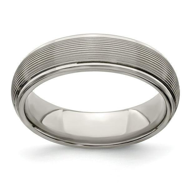 Titanium 6 mm Polished Wedding Ring Fine Jewelry Ideal Gifts For Women Titanium 6 mm Polished Wedding Ring Fine Jewelry Ideal Gifts For Women